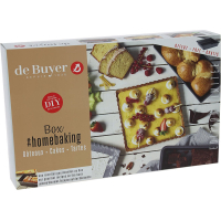 De Buyer Box Homebaking - Gebak/Cake/Taart - 3x Vorm 