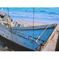 Kamerscherm Maritiem Boten 120x180 cm 3-luiks