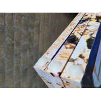 Kamerscherm Maritiem Zeiljacht 120x180 cm 3-luiks