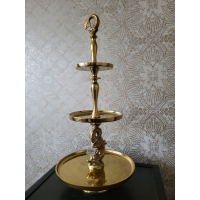 Goudkleurige Etagere Aluminium 58 cm 