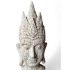 Buddha Hoofd op Voet 38 cm hoge Boeddha Naturel/Bruin