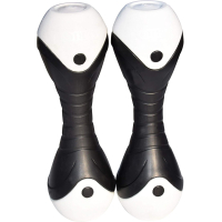 Fitnesshalterset 2 x 3 kg, ergonomische vorm, zeer antislip en aangenaam in de hand, ook met zwetende vingers, Dumbell gewichten halterset voor thuis of in de fitnessstudio, 2x Dumbbells