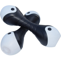 Fitnesshalterset 2 x 3 kg, ergonomische vorm, zeer antislip en aangenaam in de hand, ook met zwetende vingers, Dumbell gewichten halterset voor thuis of in de fitnessstudio, 2x Dumbbells