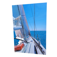 Kamerscherm Maritiem Zeiljacht 120x180 cm 3-luiks