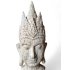 Buddha Hoofd op Voet 38 cm hoge Boeddha Naturel/Bruin