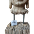 Buddha Hoofd op Voet 38 cm hoge Boeddha Naturel/Bruin