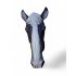 Paardenhoofd two-tone 24x34x48 cm Villa Pottery decoratie - Paard