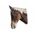 Paardenhoofd two-tone 24x34x48 cm Villa Pottery decoratie - Paard