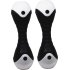 Fitnesshalterset 2 x 3 kg, ergonomische vorm, zeer antislip en aangenaam in de hand, ook met zwetende vingers, Dumbell gewichten halterset voor thuis of in de fitnessstudio, 2x Dumbbells